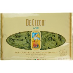 Фетучини с яйца и спанак 250g De Cecco