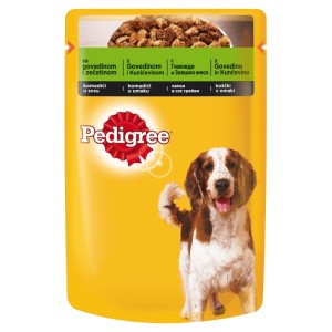 Храна за кучета Pedigree 100g говеждо и заешко