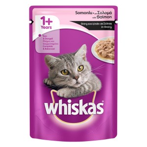Храна за котки Whiskas POUCH 100g Сьомга