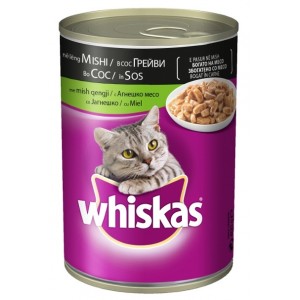 Храна за котки Whiskas консерва Агнешко 400g