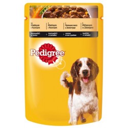 Храна за кучета PEDIGREE POUCH 100g Пилешко и зеленчуци