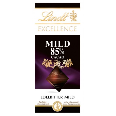Шоколад Lindt Екселенс 85% какао Mild 100g
