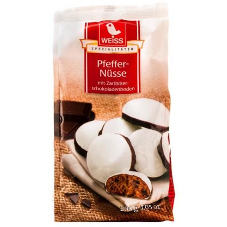 ПИКАНТНИ СЛАДКИ С ГЛАЗУРА И ШОКОЛАД WEISS 200g