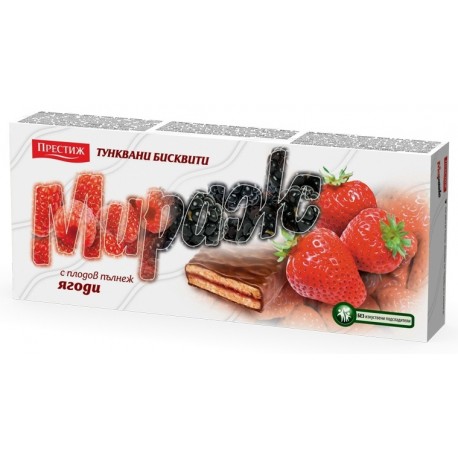 БИСКВИТИ МИРАЖ ТУНКВАНИ ЯГОДА 200g