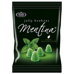 Бонбони Mentina желирани 80g Ментови