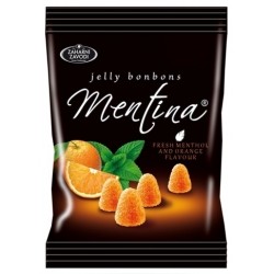 Бонбони Mentina Портокал желирани 80g