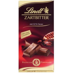 Шоколад Lindt Полугорчив 52% какао 100g