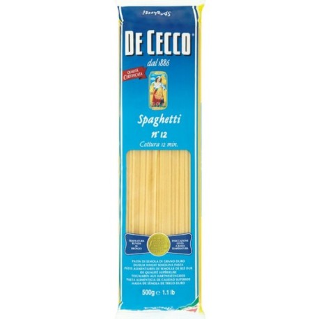 Спагети № 12 500g De Cecco