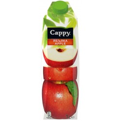 Напитка Cappy Червена ябълка 50% 1l