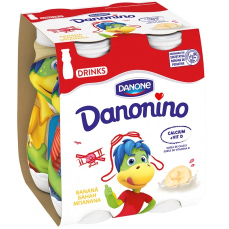 Напитка Данонино Банан 4x100g
