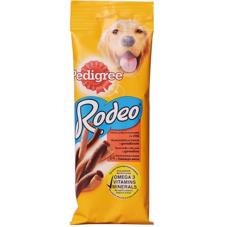 Храна за кучета Pedigree Rodeo говеждо 4бр. 70g