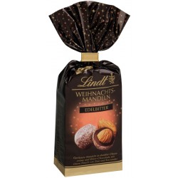Lindt Коледни бонбони Бадеми в тъмен шоколад 70% 100g