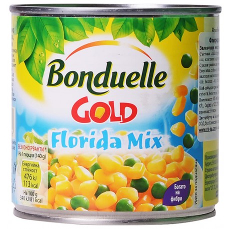Bonduelle Florida Mix 425ml царевица/грах