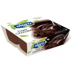Соев десерт Alpro Тъмен шоколад 4x125g