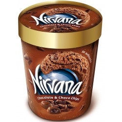 Сладолед Nirvana Шоколад и шоколадови парченца 365g