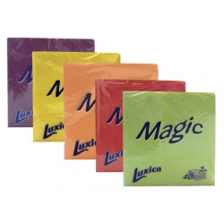 Салфетки Luxica Magic Цветни 40бр.