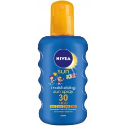 Спрей слънцезащитен NIVEA детски цветен SPF 30 200ml