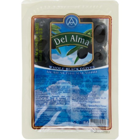 Черни маслини вакуум Del Alma 250g