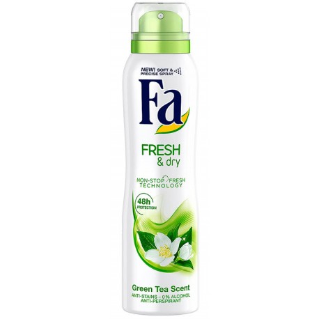 Дезодорант спрей FA Fresh & Dry Green Tea 150ml