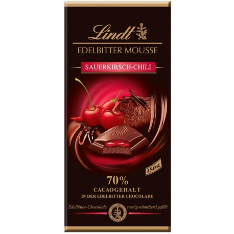 Шоколад Lindt Cherry & Chili 70 % какао 150g