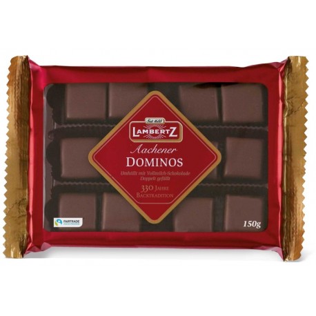 Десерт Доминос с млечен шоколад Lambertz 150g