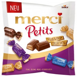 Шоколадови бонбони MERCI PETITS MILK&CREAM КОЛЕКЦИЯ 125g