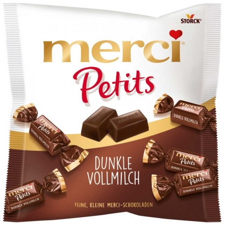 Шоколадови бонбони MERCI PETITS ТЪМЕН ШОКОЛАД 125g