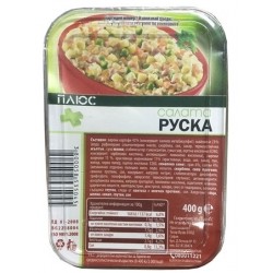 Руска салата с колбас Плюс 400g