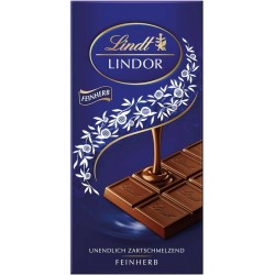 Шоколад Lindt Линдор дарк 100g син