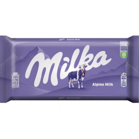 Шоколад Milka млечен 90g