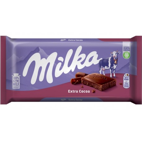 Шоколад Milka тъмен Екстра какао 100g