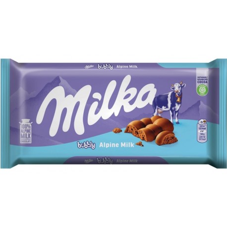 Шоколад Milka балончета млечен 90g