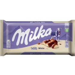 Шоколад Milka балончета бял 95g