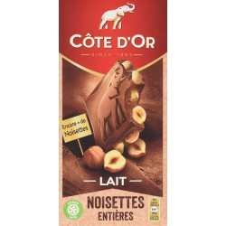 Шоколад белгийски млечен с лешници Cote d'Or 180g