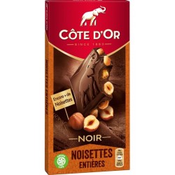 Шоколад белгийски фин с цели лешници Cote d'Or 180g