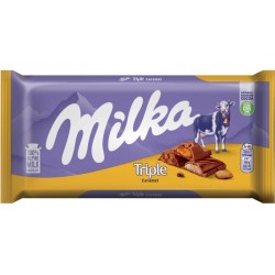 Шоколад Milka Triple Карамел 90g