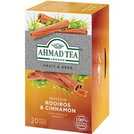 Чай AHMAD Ройбос/канела 20бр.x1,5g