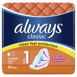 Дамски превръзки Awlays Classic Normal 10бр.