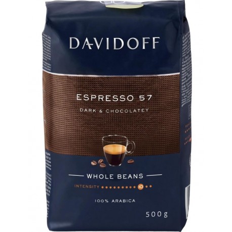 КАФЕ DAVIDOFF ESPRESSO 57 ЗЪРНА 500g