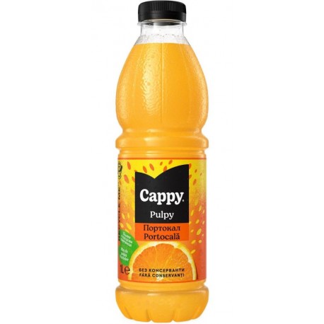Напитка Cappy Pulpy Портокал 1l