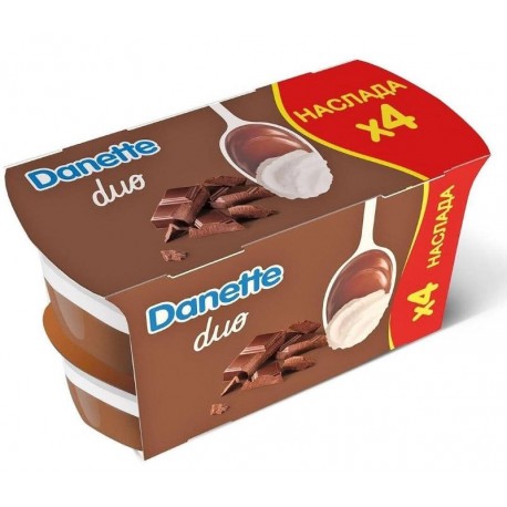 Данет DUO Шоколад 4х115 г