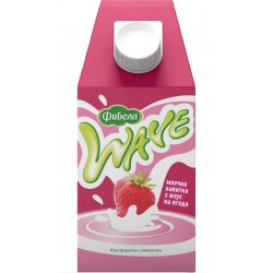 Мляко UHT Фибела ягода 500ml