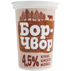 КИСЕЛО МЛЯКО БОР ЧВОР 4.5% 400g 