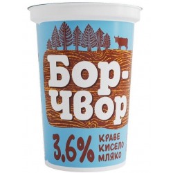 Кисело мляко Бор - чвор 3,6% 400g