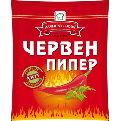 Подправка Червен пипер Лют Harmony Foods 50g