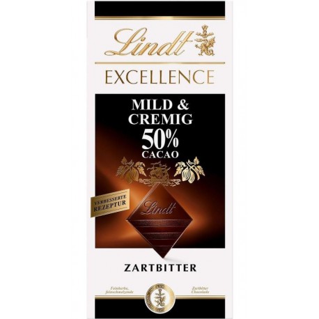 Шоколад Lindt Excellence 50% какао 100g