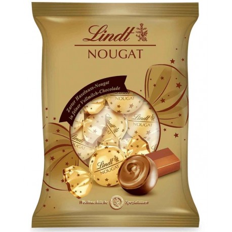  Lindt Шоколадови бонбони с пълнеж от лешници и нуга 101g